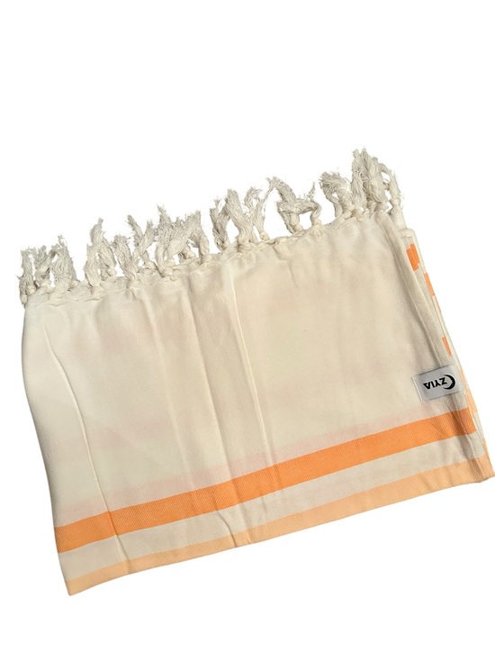 Zyia Active Other - Zyia Active Orange Striped Riviera Cotton Towel